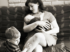 Melissa Gray, with her two sons, Thomas and baby Perry. Melissa Gray, with her two sons, Thomas and baby Perry.