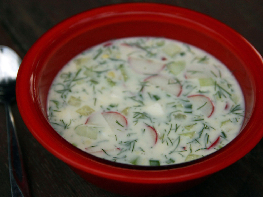 Okroshka (Cold Kefir Soup)