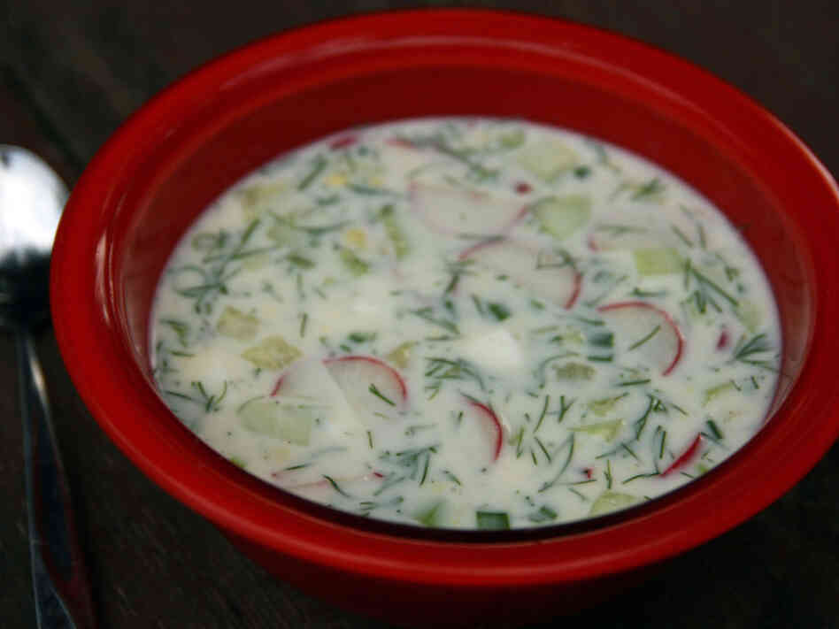 Okroshka (Cold Kefir Soup)
