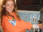 Zoe McElroy, 11, hopes to get to the moon or even Mars. Zoe McElroy, 11, hopes to get to the moon or even Mars.