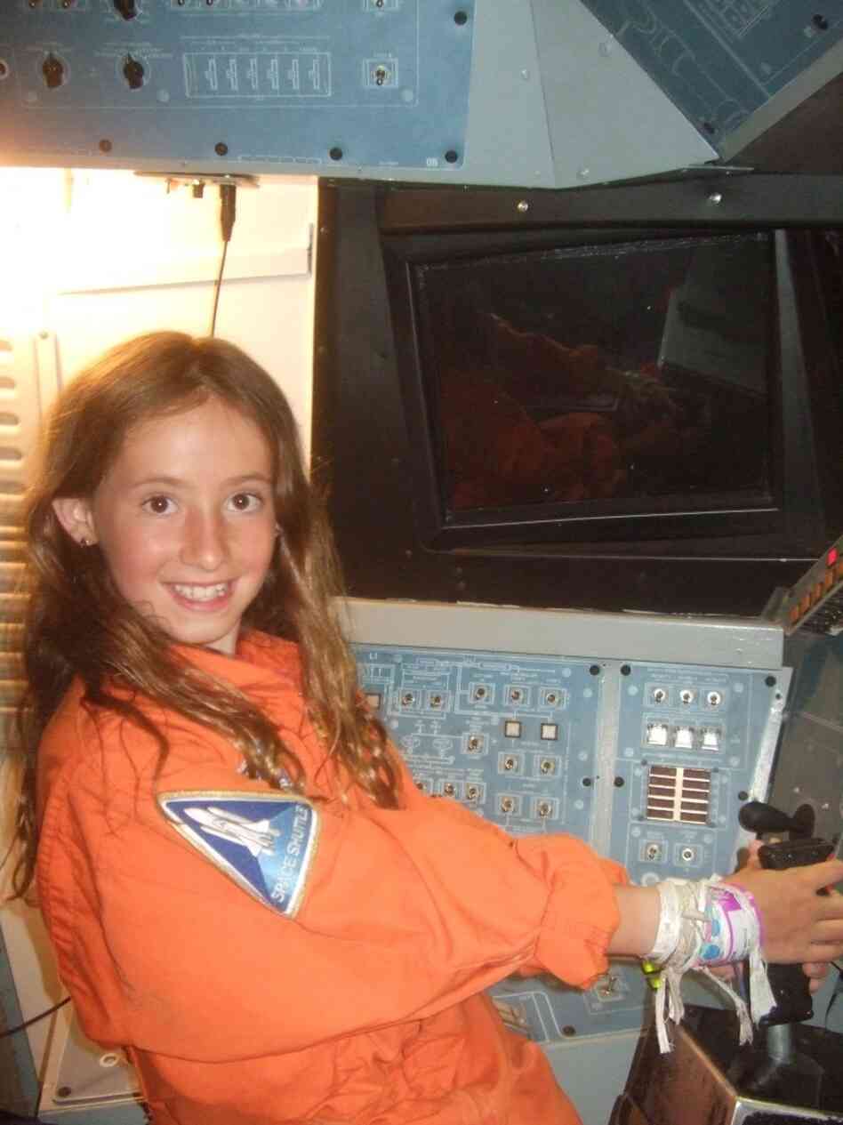 Zoe McElroy, 11, hopes to get to the moon or even Mars.
