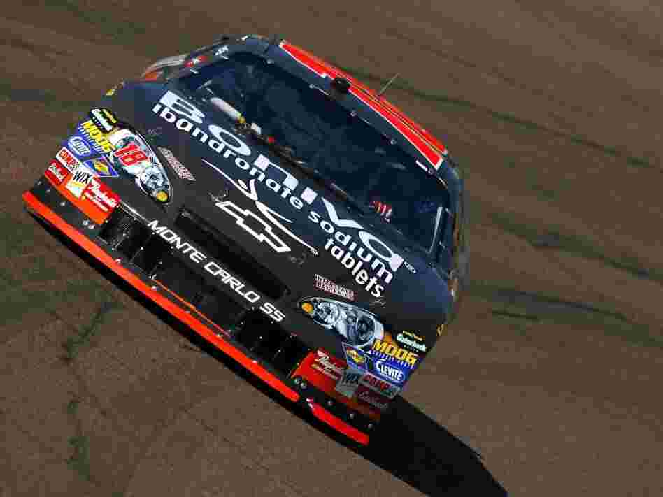 Back in 2006, you could see a race car advertising Boniva, an osteoporosis drug, that belongs to a group that's under a safety review by the Food and Drug Administration.