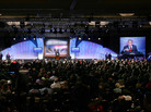 President Bush spoke at the American Legislative Exchange Council's annual meeting in Philadelphia on July 26, 2007. President Bush spoke at the American Legislative Exchange Council's annual meeting in Philadelphia on July 26, 2007.