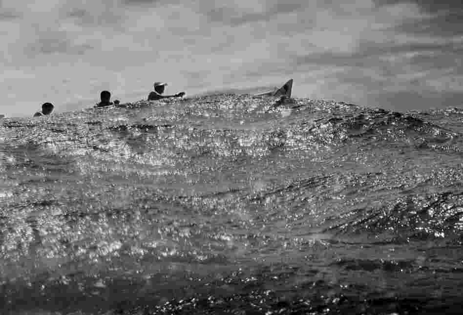 Behind a Wave