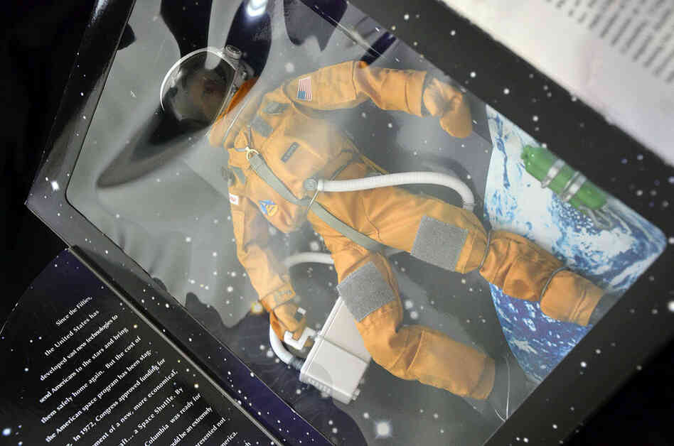 Hasbro's G.I. Joe action figure styled after first shuttle pilot Crippen. Toys and other products that crossover into pop culture are popular not just with space memorabilia collectors but with others, such as those who collect Americana.
