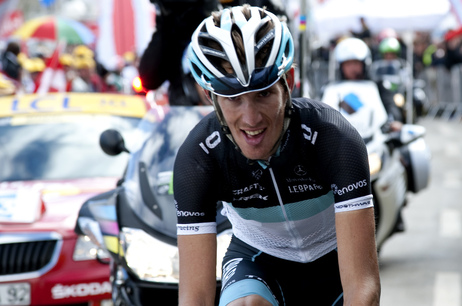 Andy Schleck climbs Galibier pass, where he won the 18th stage of the 2011 Tour de France. Thursday's 124.6-mile course ran between Pinerolo and Galibier Serre-Chevalier ski resort. Andy Schleck climbs Galibier pass, where he won the 18th stage of the 2011 Tour de France. Thursday's 124.6-mile course ran between Pinerolo and Galibier Serre-Chevalier ski resort.