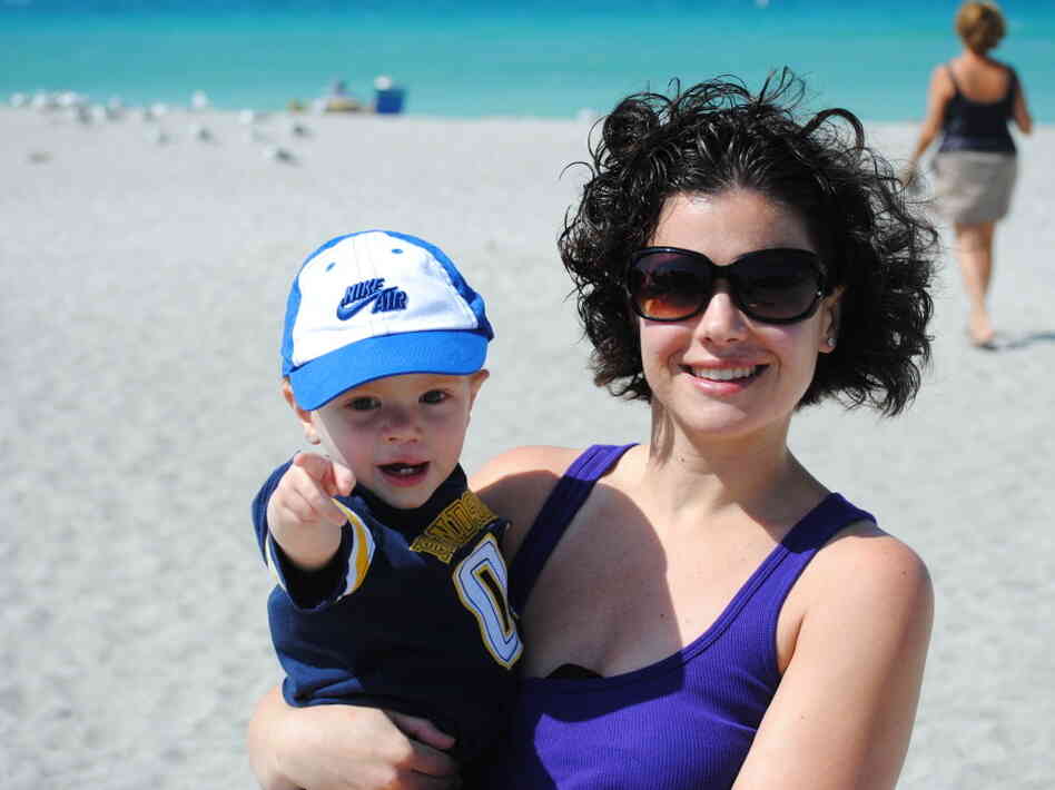 Christy breast-fed James for 14 months, stopping when she was pregnant with Diana.