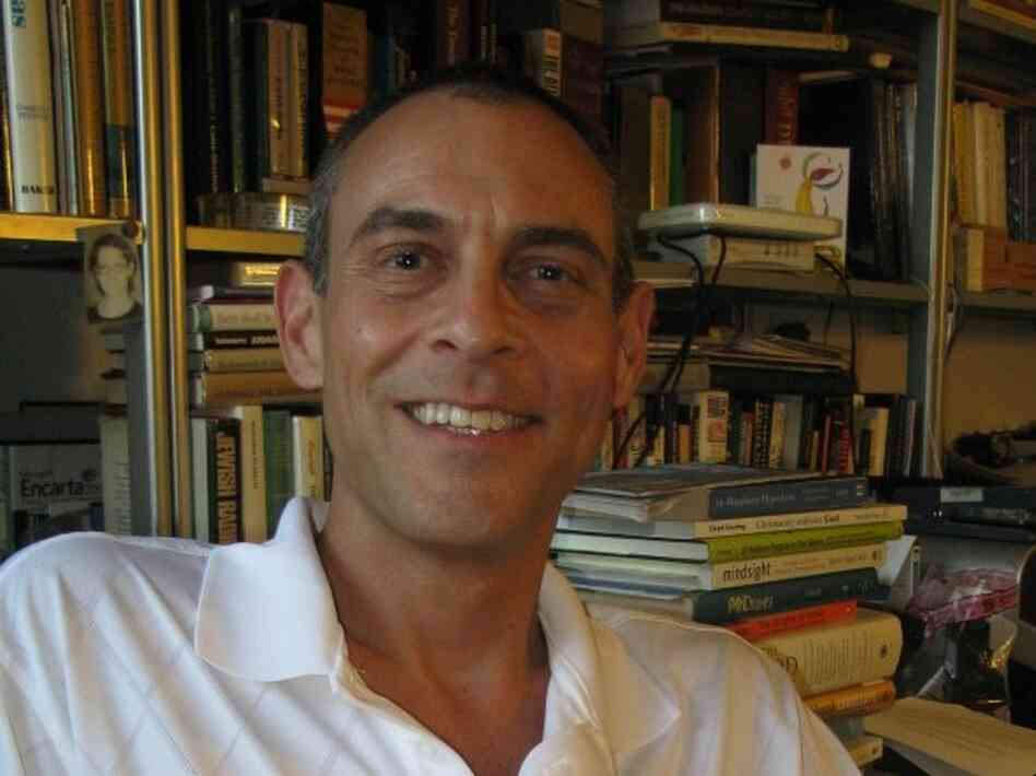 Rabbi Binyamin Biber is one of a few dozen rabbis nationwide who performs what's called a Brit Shalom — or a Jewish welcoming ceremony without the circumcision.