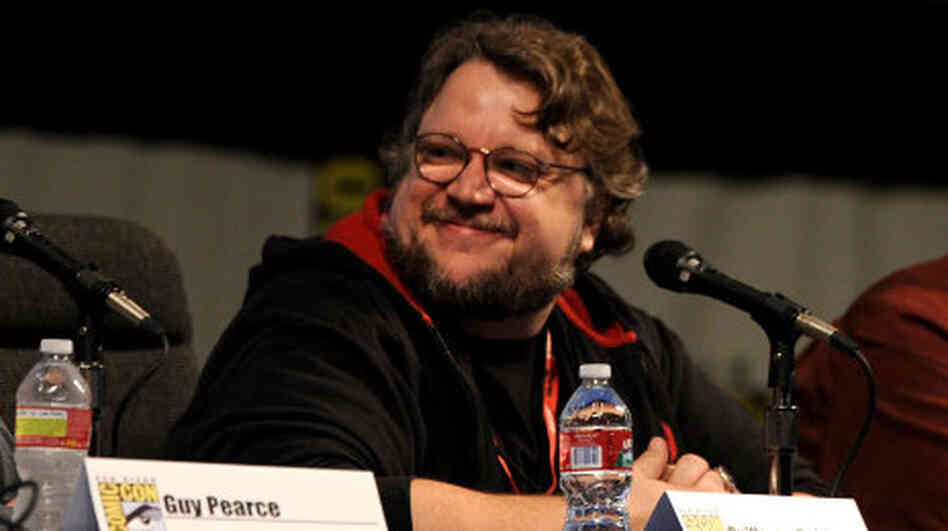 Guillermo del Toro speaks at the Film District Studio Panel in Hall H at Comic-Con 2011. Guillermo del Toro speaks at the Film District Studio Panel in Hall H at Comic-Con 2011.