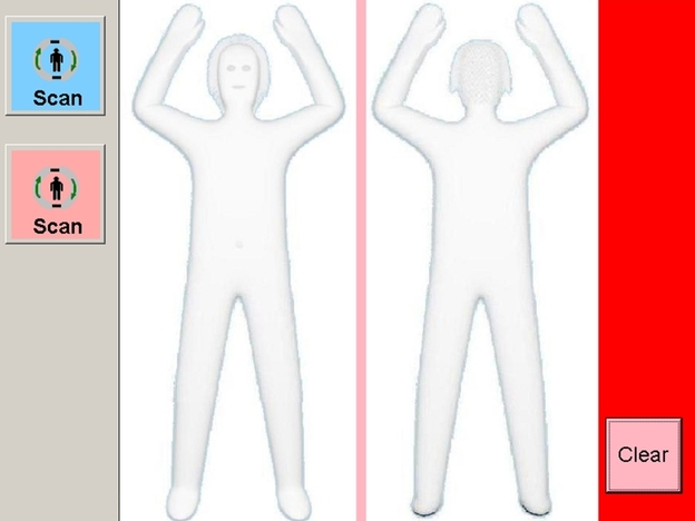 The new Automated Target Recognition software eliminates passenger-specific images and replaces them with generic outlines.