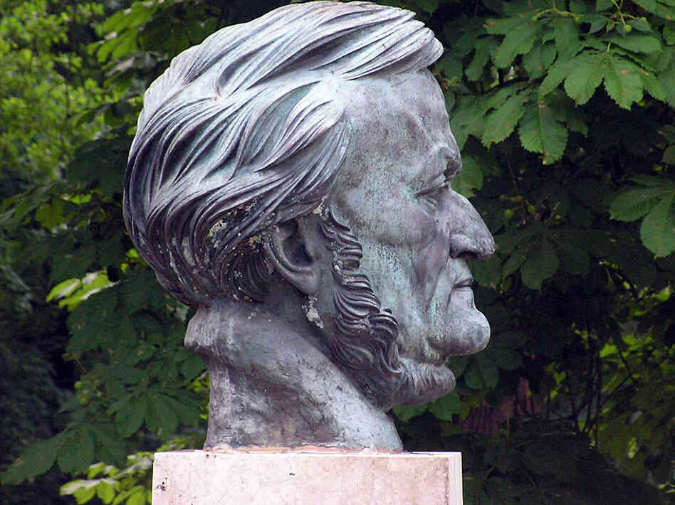 A bust of Richard Wagner (scupted by Arno Breker) stands in Bayreuth Festival Park on the grounds of the Bayreuth Festival. A bust of Richard Wagner (scupted by Arno Breker) stands in Bayreuth Festival Park on the grounds of the Bayreuth Festival.