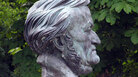 A bust of Richard Wagner (scupted by Arno Breker) stands in Bayreuth Festival Park on the grounds of the Bayreuth Festival. A bust of Richard Wagner (scupted by Arno Breker) stands in Bayreuth Festival Park on the grounds of the Bayreuth Festival.