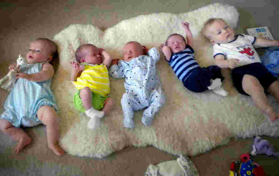 Finn (center) and the future Class of 2029 got together recently for their first class picture.