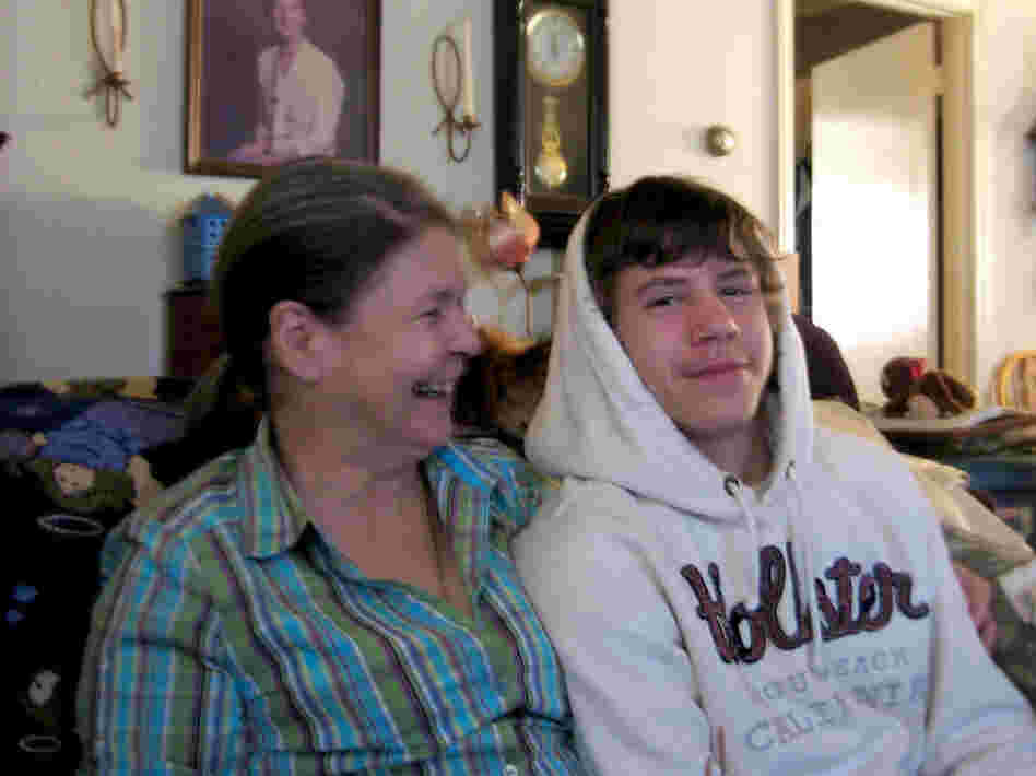 Nick Dunn, 16, gave up on school shortly after he lost his father. He lives with his mother, Deborah Gilmore Dunn, in rural South Carolina.