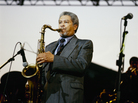 American jazz saxophonist Frank Foster performs on stage circa 1981. American jazz saxophonist Frank Foster performs on stage circa 1981.