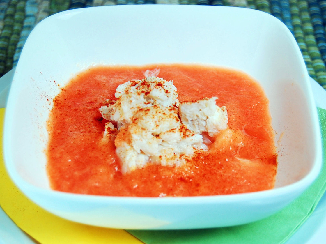 Cantaloupe And Crab Soup