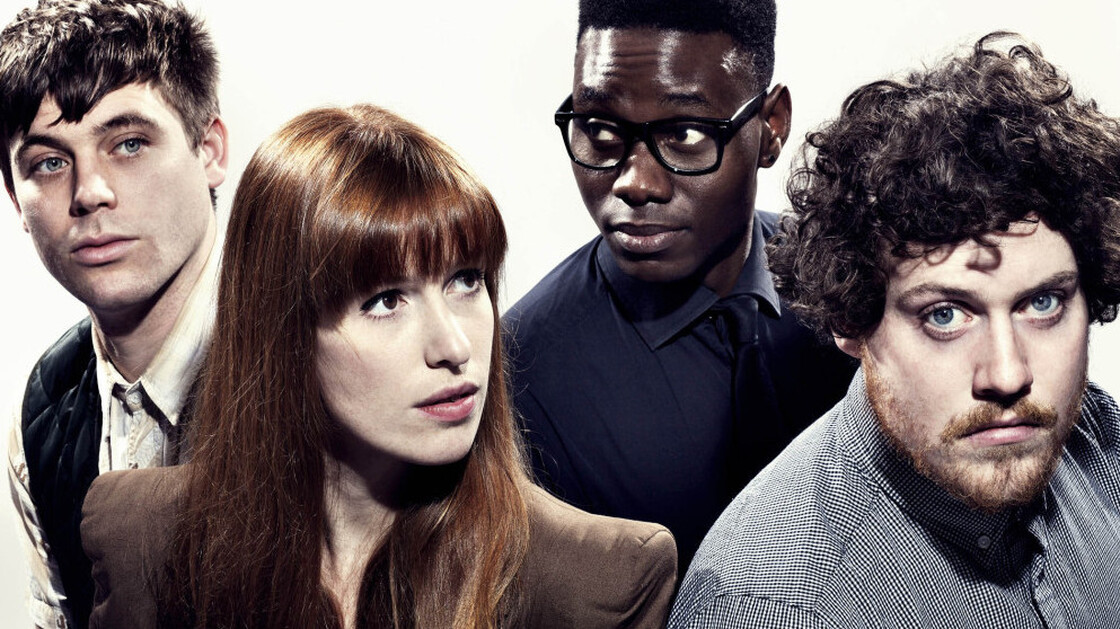 Metronomy, from left to right, Oscar Cash, Anna Prior, Gbenga Adelekan and Joseph Mount.