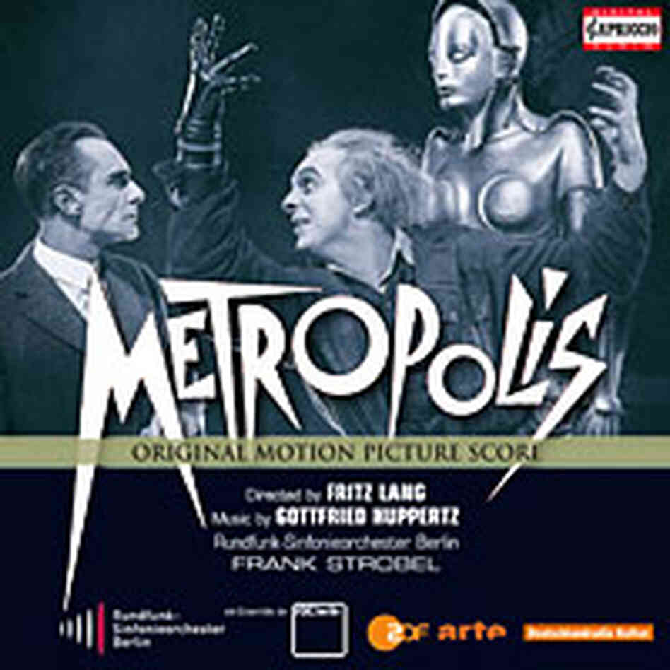 Cover art for Metropolis movie score. Cover art for Metropolis movie score.