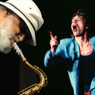 The Saxophone Colossus (that's Sonny Rollins at left) played on The Rolling Stones' "Waiting on a Friend." The Saxophone Colossus (that's Sonny Rollins at left) played on The Rolling Stones' "Waiting on a Friend."