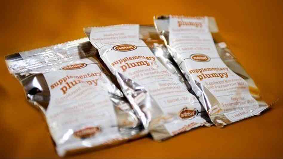 The World Food Program is airlifting Supplementary Plumpy to Mogadishu.
