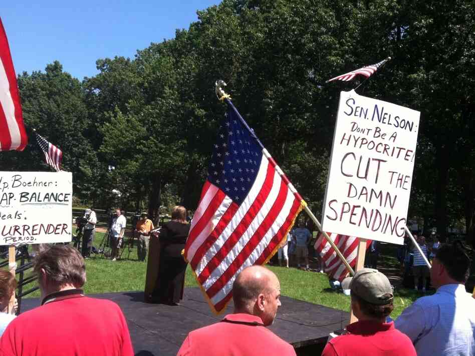 Tea Party rally near the U.S. Capitol, July 27, 2011.