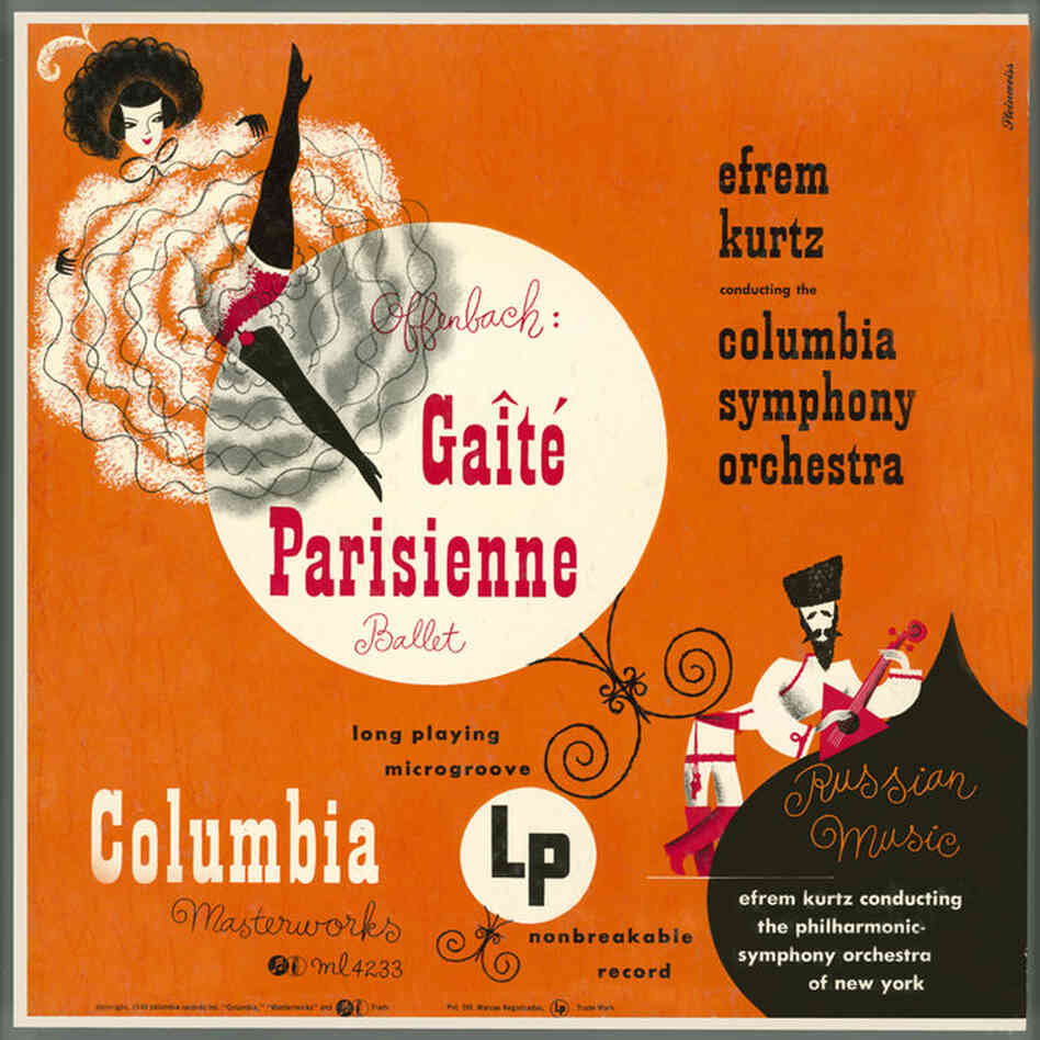 An example of an Offenbach recording utilizing the famous 'Steinweiss scrawl,' though here used sparingly. 