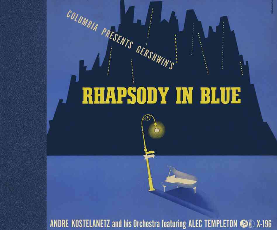 A streetlamp suggests a whole cityscape in this 1941 cover. 