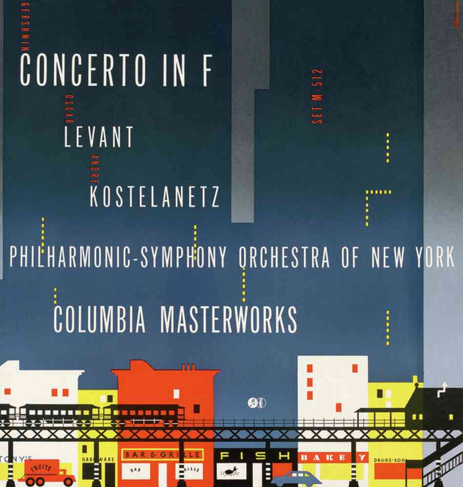 From the following year, another album cover for the Kostlanetz Gershwin series. 