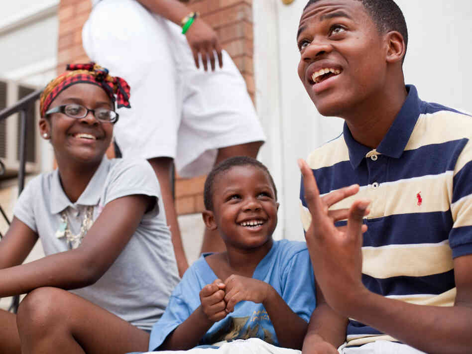 Jones (right) was 12 when he arrived at the shelter. Though he was enrolled at Tench Tilghman Middle School in East Baltimore, he had already missed the entire sixth grade and most of seventh. Jones (right) was 12 when he arrived at the shelter. Though he was enrolled at Tench Tilghman Middle School in East Baltimore, he had already missed the entire sixth grade and most of seventh.