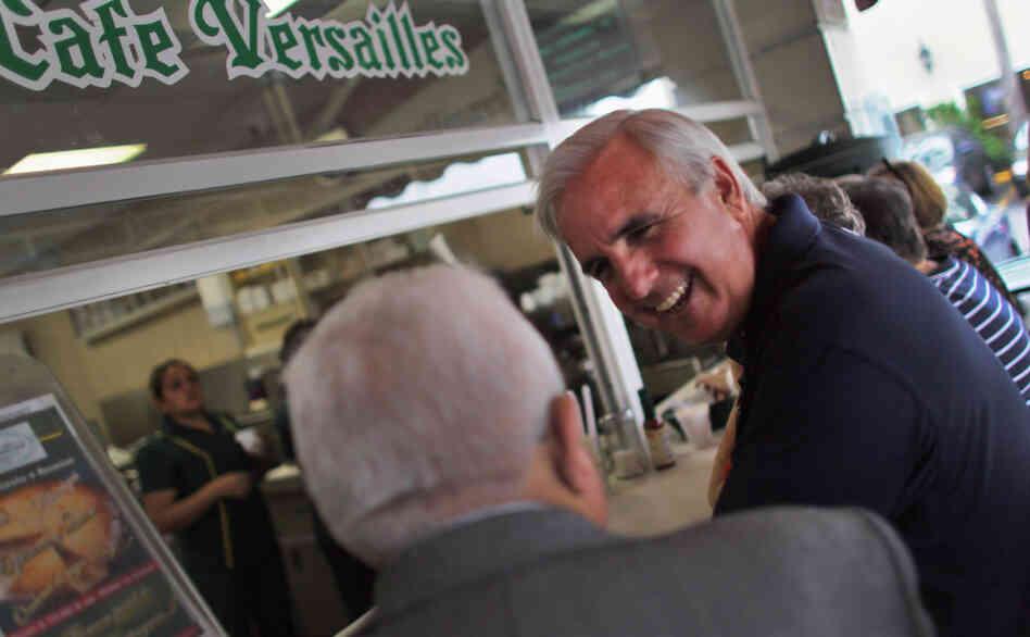 Carlos Gimenez, shown at a cafe earlier this year on Election Day, won a recall election that was part of a national wave of voter anger over taxes. Carlos Gimenez, shown at a cafe earlier this year on Election Day, won a recall election that was part of a national wave of voter anger over taxes.