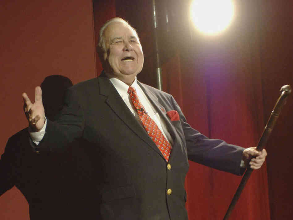 Jonathan Winters' entertainment career began when his wife encouraged him to enter a local talent contest in his hometown of Dayton, Ohio. He ended up winning the contest — along with a wrist watch and a job as a local radio DJ.