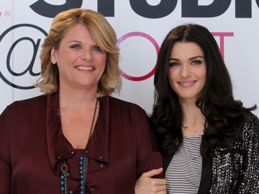 Kathryn Bolkovac (at left), the inspiration for the film The Whistleblower, poses at the Toronto Film Festival in September, 2010 with actress Rachel Weisz, who plays the character based on Bolkovac in the film.