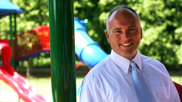 Wayne Seybold of Marion, Ind., grew up in a trailer park on the factory side of town. As mayor, he's downsized the city's government and expanded the business community. Wayne Seybold of Marion, Ind., grew up in a trailer park on the factory side of town. As mayor, he's downsized the city's government and expanded the business community.