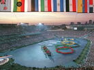 About a week after the opening ceremony of the 1996 Summer Games in Atlanta, a bomb went off in Centennial Park. Two died and more than 100 were injured, but the games went on. About a week after the opening ceremony of the 1996 Summer Games in Atlanta, a bomb went off in Centennial Park. Two died and more than 100 were injured, but the games went on.