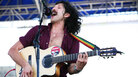 Eugene Hutz of Gogol Bordello performs at the 2011 Newport Folk Festival. Eugene Hutz of Gogol Bordello performs at the 2011 Newport Folk Festival.