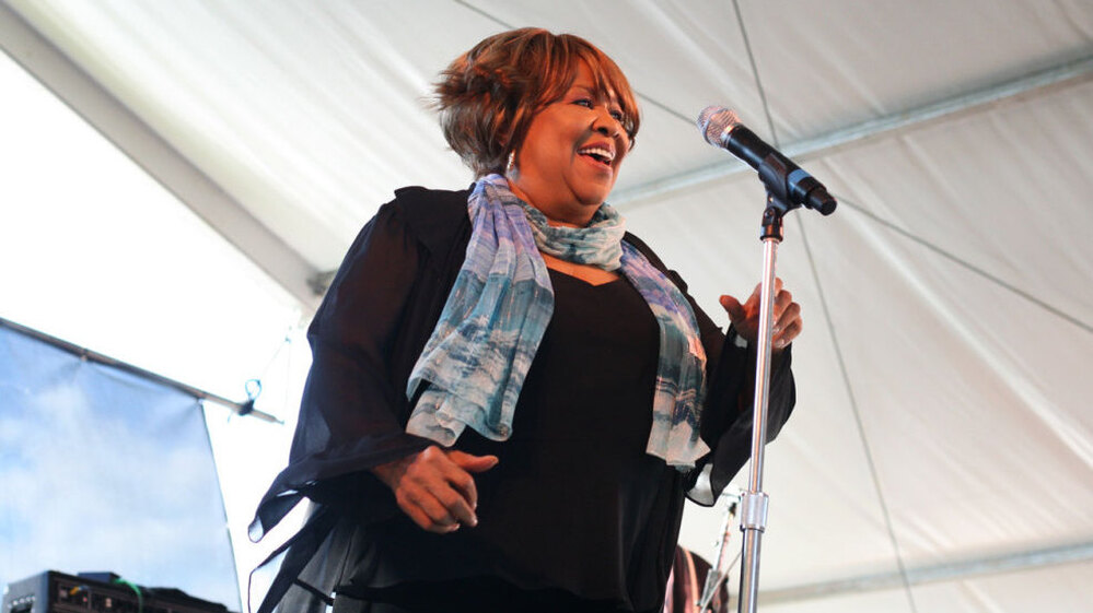 Mavis Staples performs at the 2011 Newport Folk Festival.