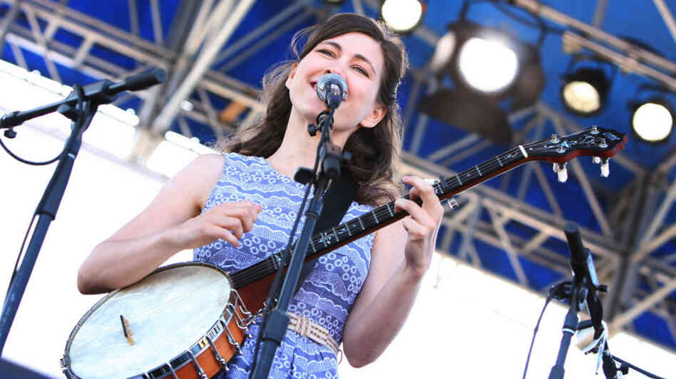 Ruth Moody of The Wailin' Jennys performs at the 2011 Newport Folk Festival.