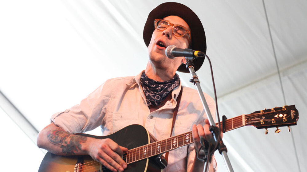 Justin Townes Earle performs at the 2011 Newport Folk Festival.