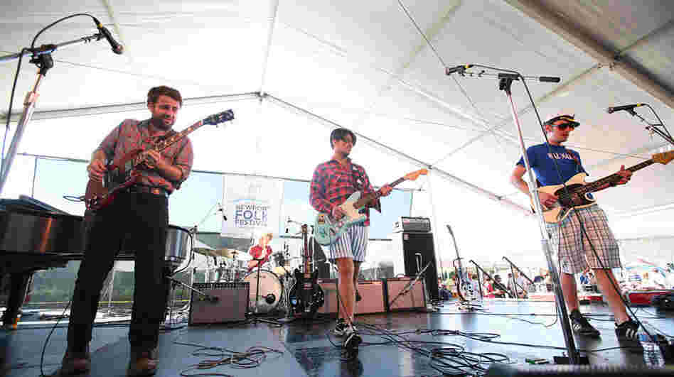 Middle Brother plays the Quad Stage at Newport Folk Fest on Sunday.