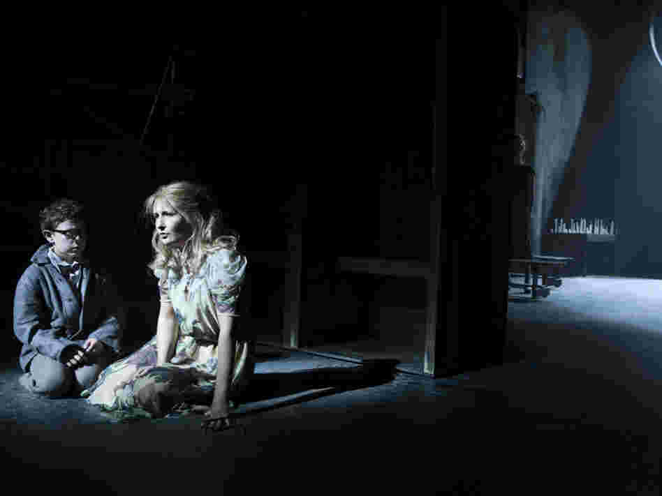 Carl Philip Levin as Gene and Ylva Kihlberg as the title character in 'Selma Jezkova' at the Lincoln Center Festival, July 2011.