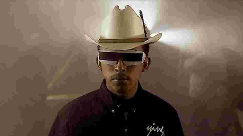 A pointy boot dancer poses for the new 3Ball video A pointy boot dancer poses for the new 3Ball video