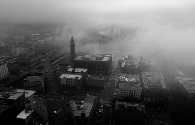 Seattle's Pioneer Square was once home to the city's vice-ridden Skid Row — or as the locals sometimes call it, "Skid Road." It was a neighborhood full of "sailors on leave and tattoo joints and strip joints," says J.B. Dickey, owner of The Seattle Mystery Bookshop.
