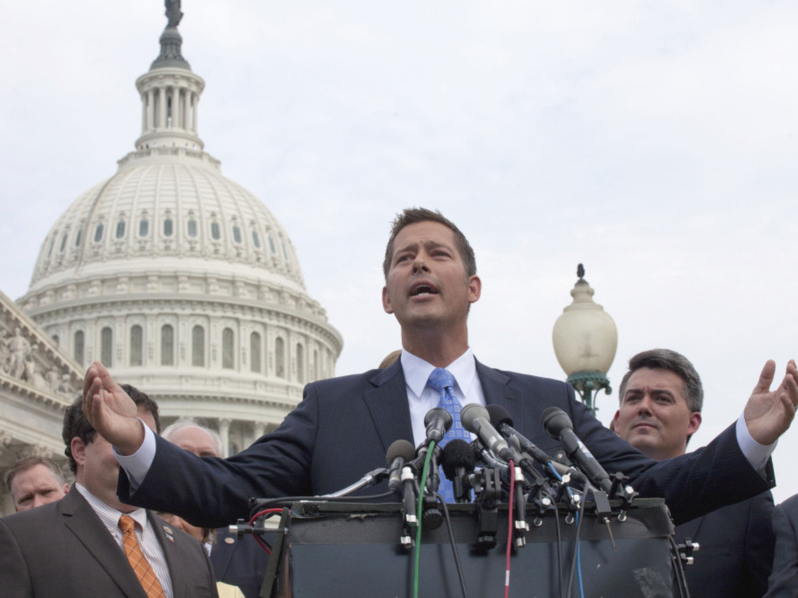 Rep. Sean Duffy (R-WI), gestures during a news conference July 28 on Capitol Hill, where House Republican freshmen announced they would vote "yes" on a GOP plan to raise the debt limit. Duffy and other GOP House freshmen exhibited an extraordinary amount of sway in the days leading up to the extension of the federal debt ceiling.