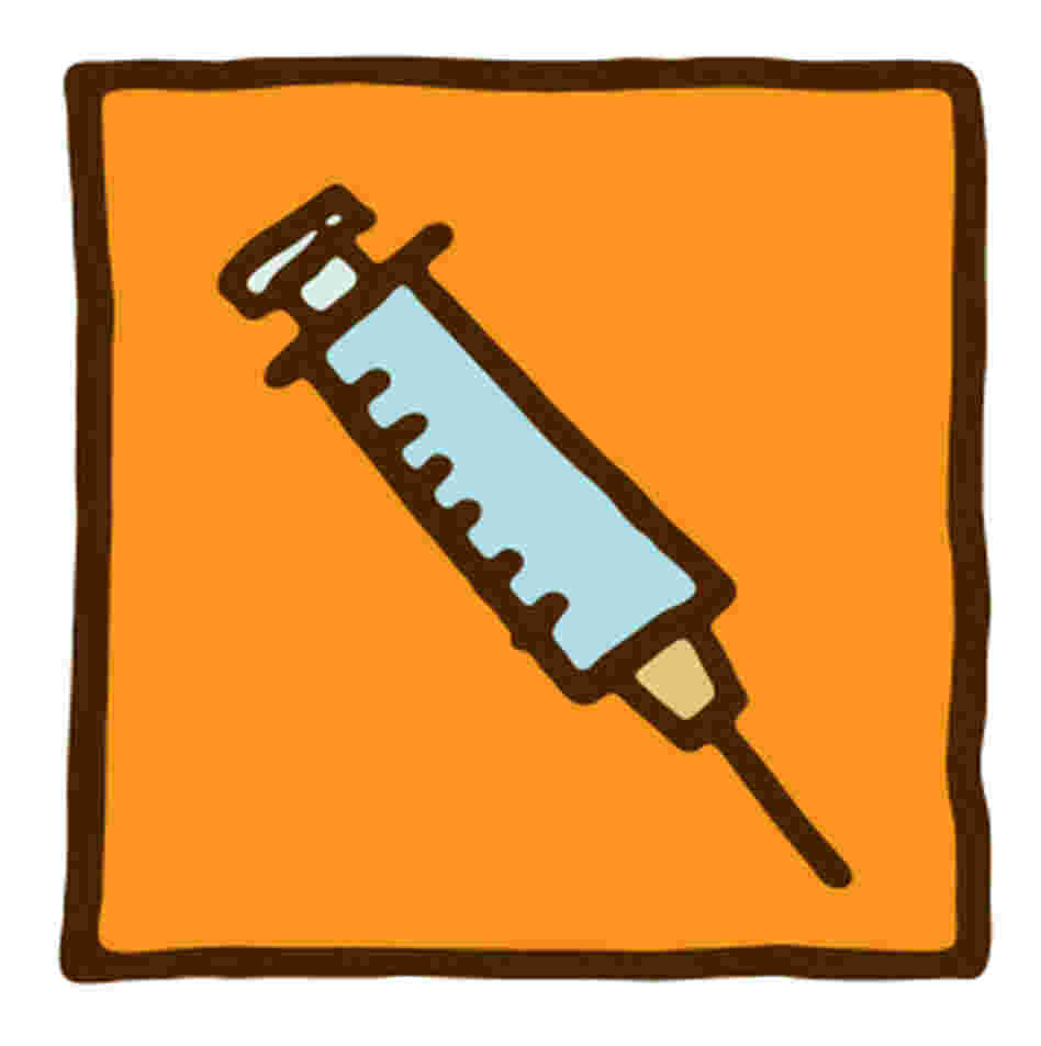 Illustration of a needle. Illustration of a needle.