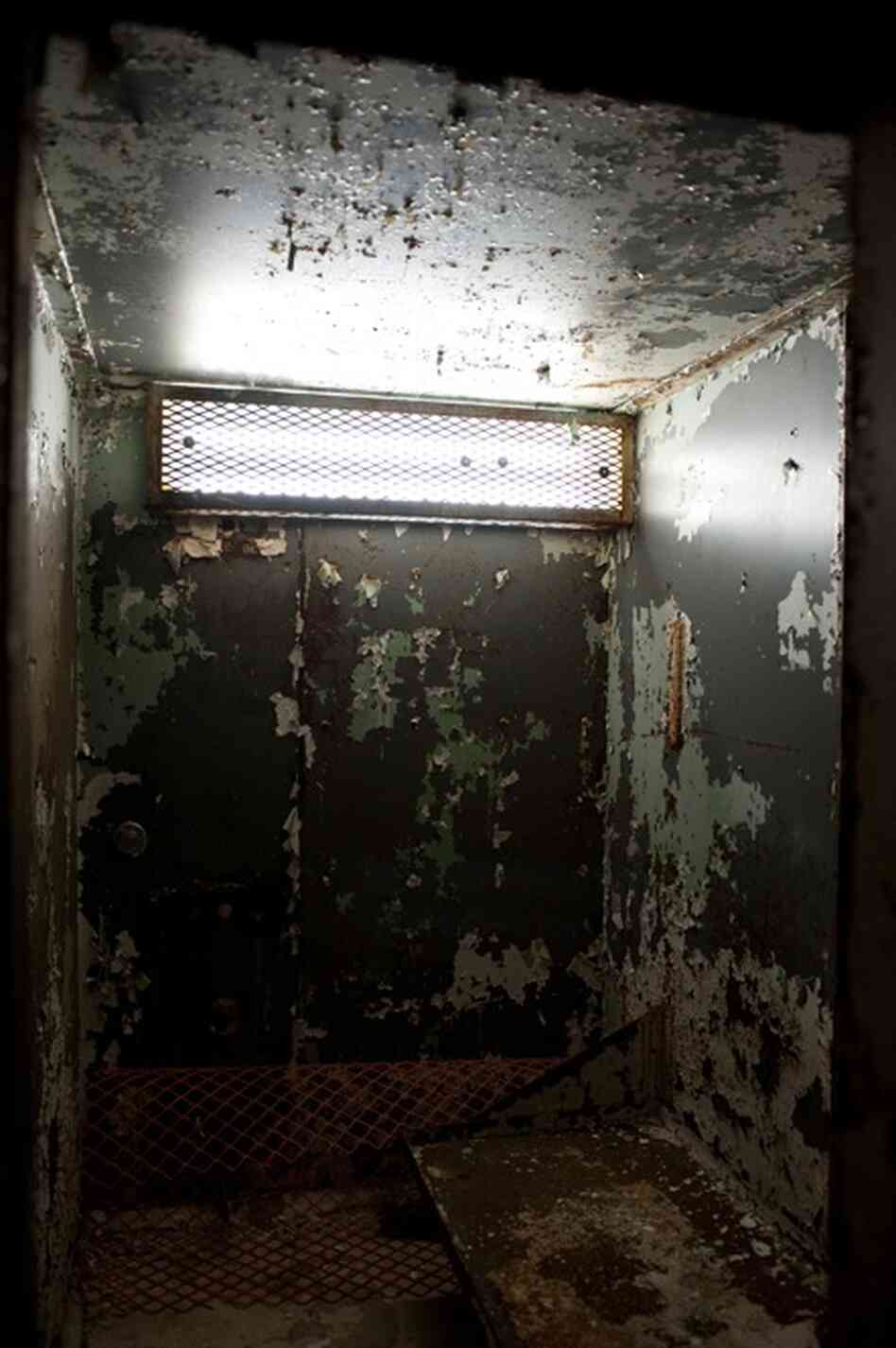 The solitary confinement cell in which Andy Dufresne spent many weeks for defying the warden in  The Shawshank Redemption.