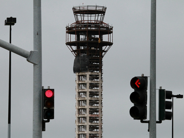 Construction crews working on a new FAA air traffic control tower at Oakland International Airport were told to stop working after the House of Representatives refused to reauthorize routine funding of the Federal Aviation Administration. A deal to restore funding was reached Thursday.