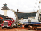 Construction at August 4, 2011 at Washington Dulles International Airport outside the U.S. capital. Construction at August 4, 2011 at Washington Dulles International Airport outside the U.S. capital.