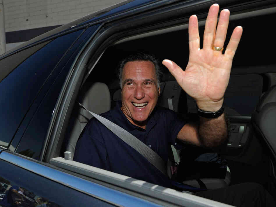 Mitt Romney in Los Angeles, July 20, 2011.