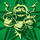 Liner note booklet cover art for The Green Album Liner note booklet cover art for The Green Album