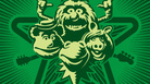 Liner note booklet cover art for The Green Album Liner note booklet cover art for The Green Album